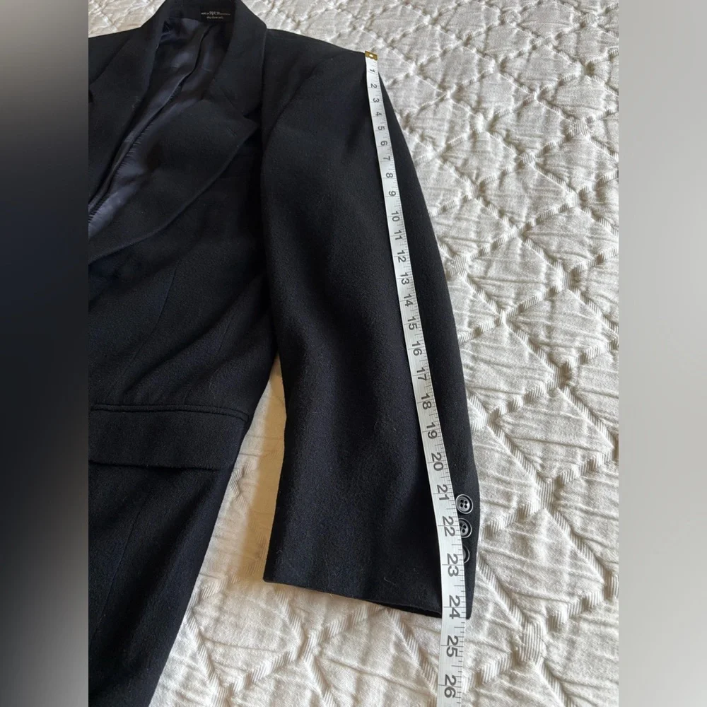 Gianfranco Ruffini ITALY Cashmere Blend Men’s Sz‎ 44L Black Sports Coat Blazer